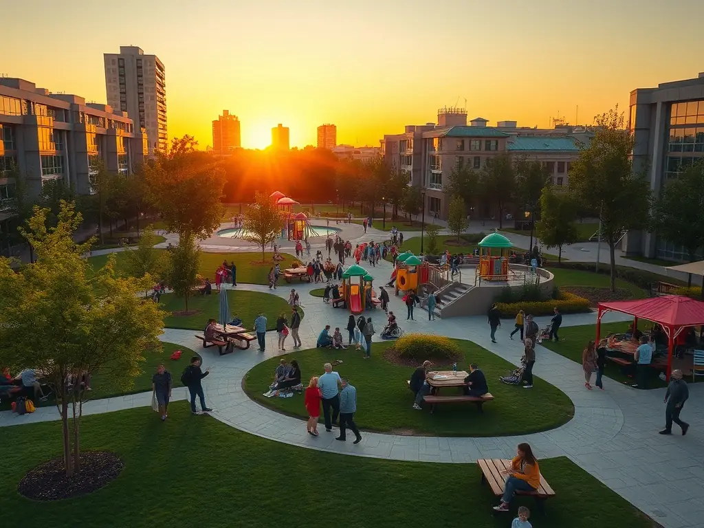 An engaging image of a recreational activity organized by COMITE DES FETES, featuring participants of all ages enjoying outdoor games, sports, and interactive entertainment.
